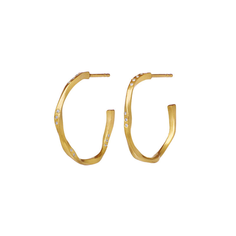 Echo Medium Oorbel Goud