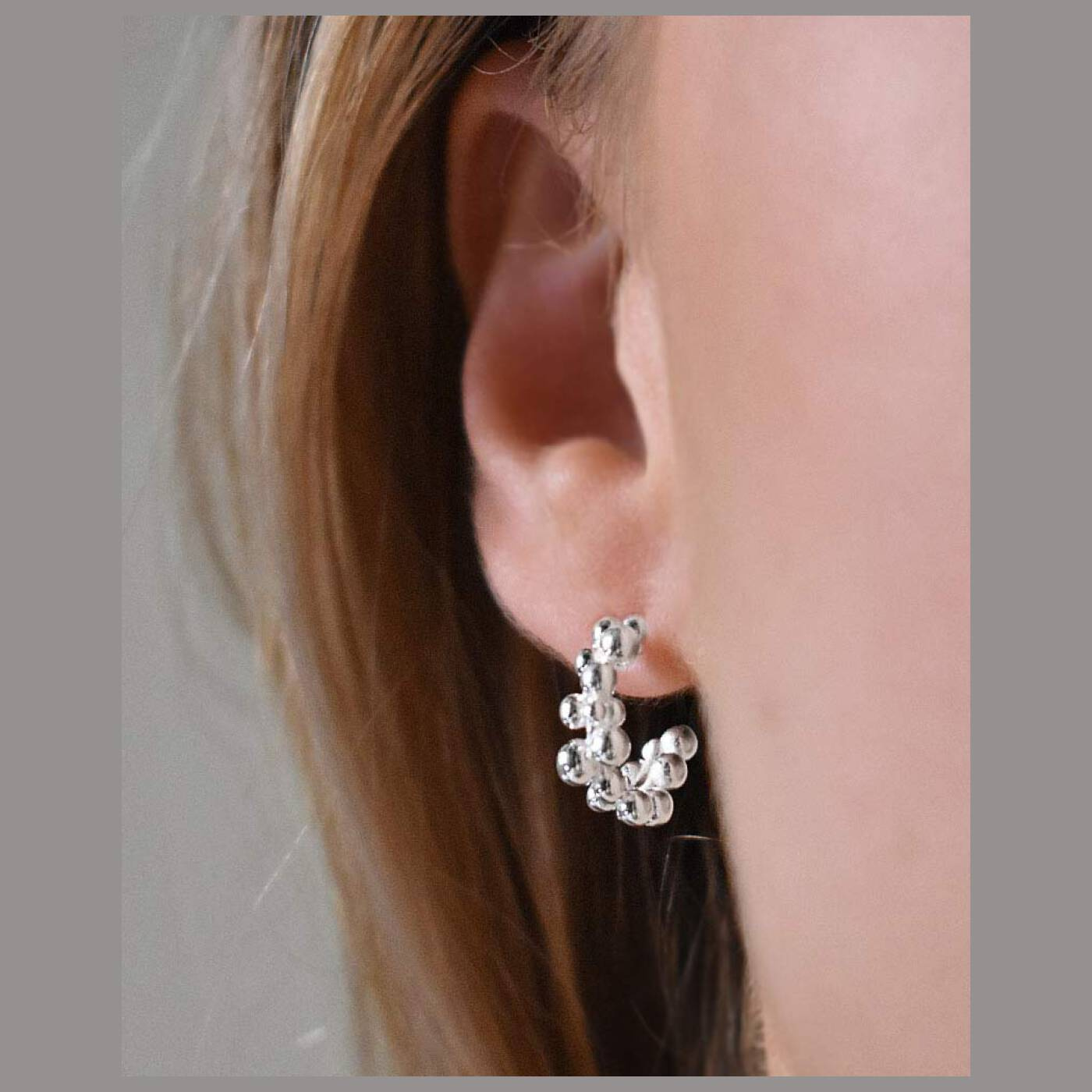 Drops small hoops Zilver