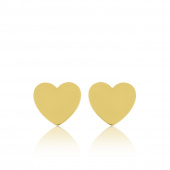 Heart Mini Studs Oorbel (goud)