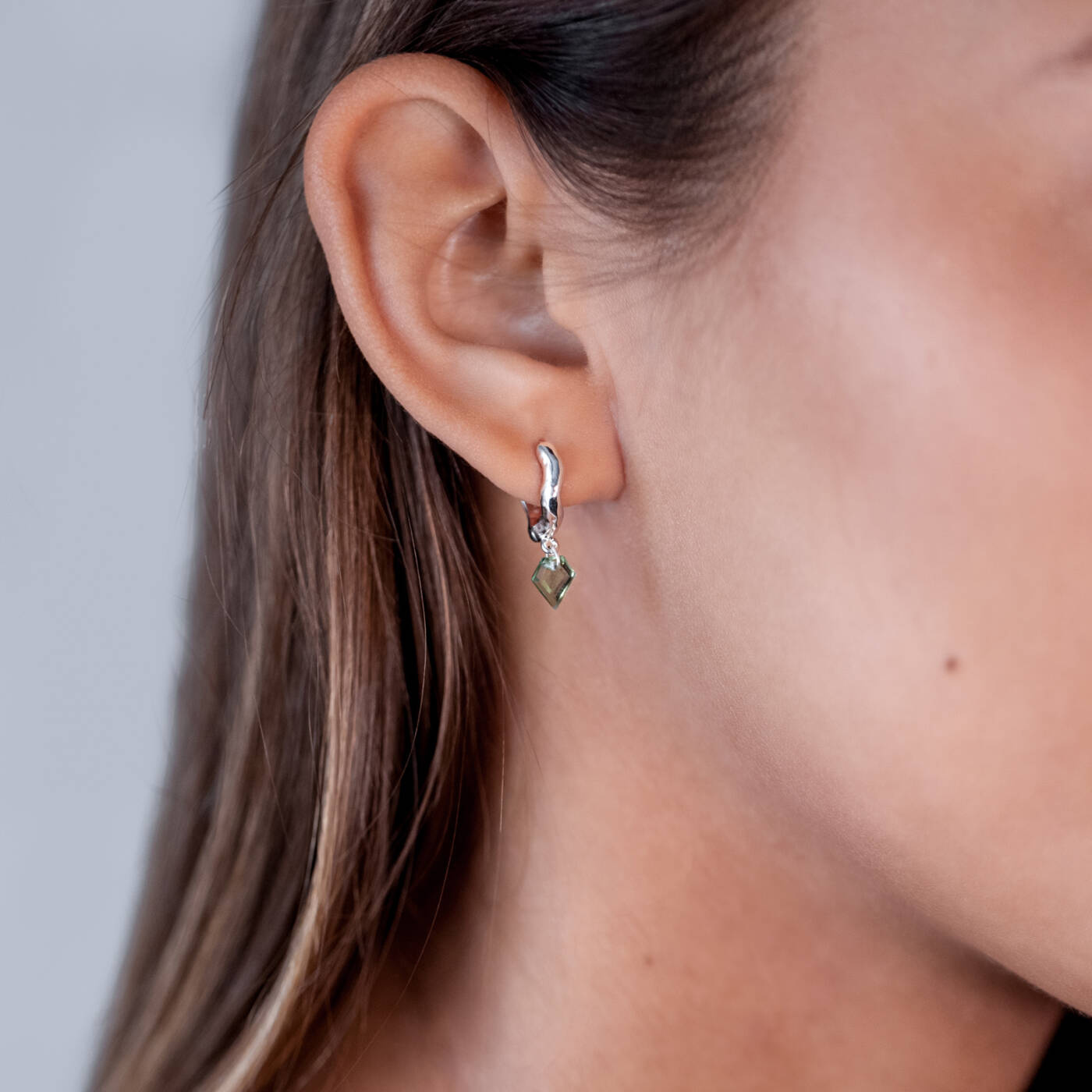 Diamona Oorbel Zilver