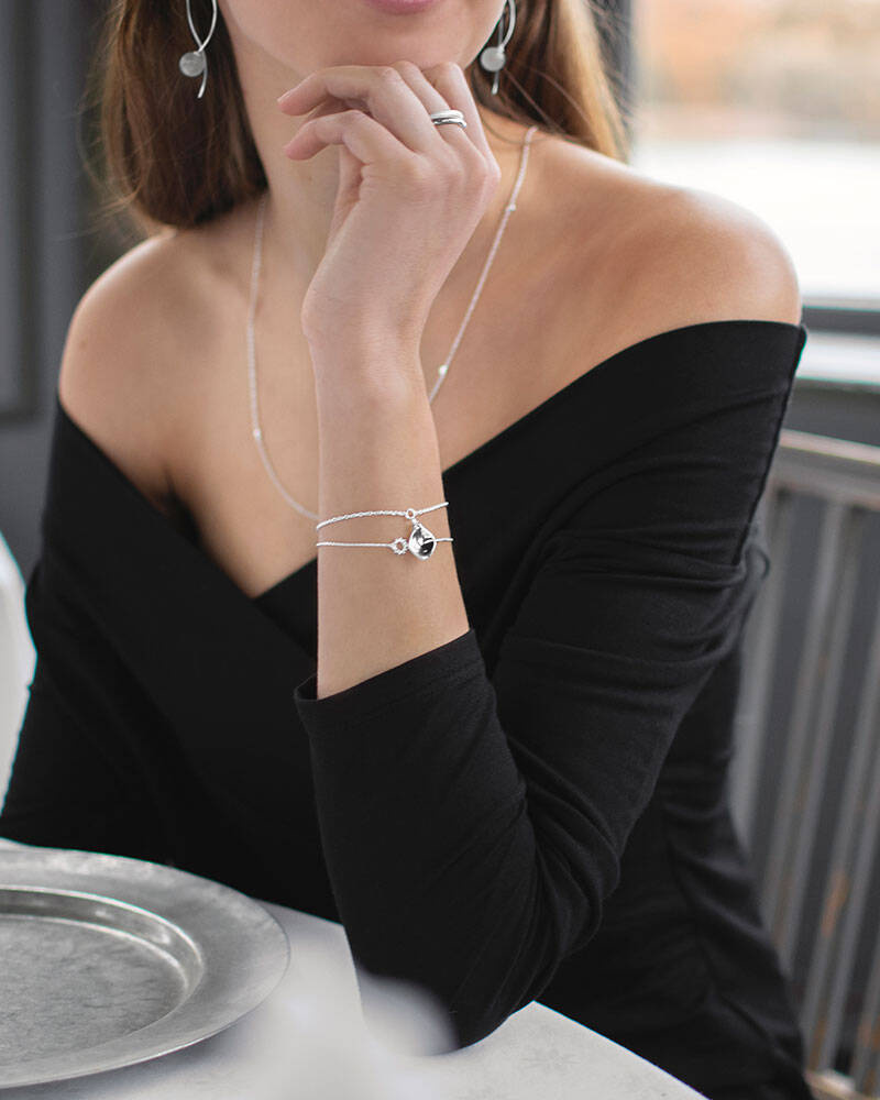 Gaias Grace single Armbanden Zilver