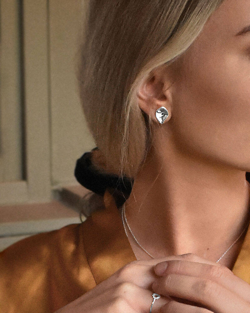 Gaias Grace Oorbel fixed Zilver