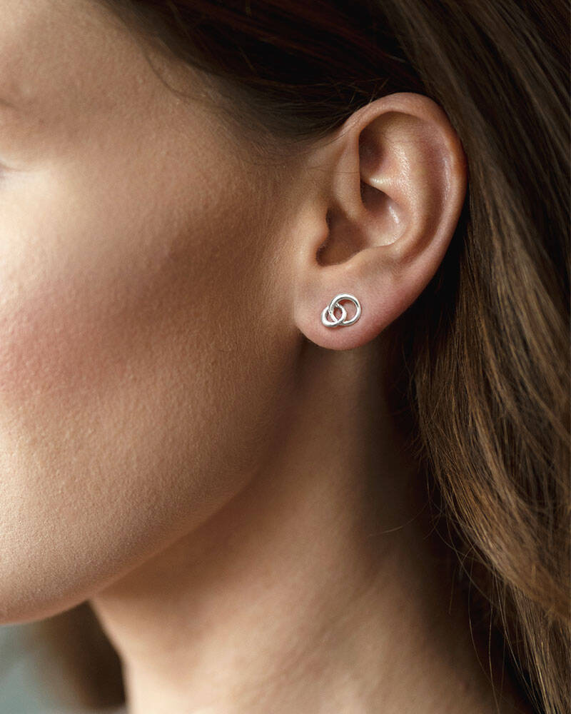 Les Amis drop Oorbel Zilver