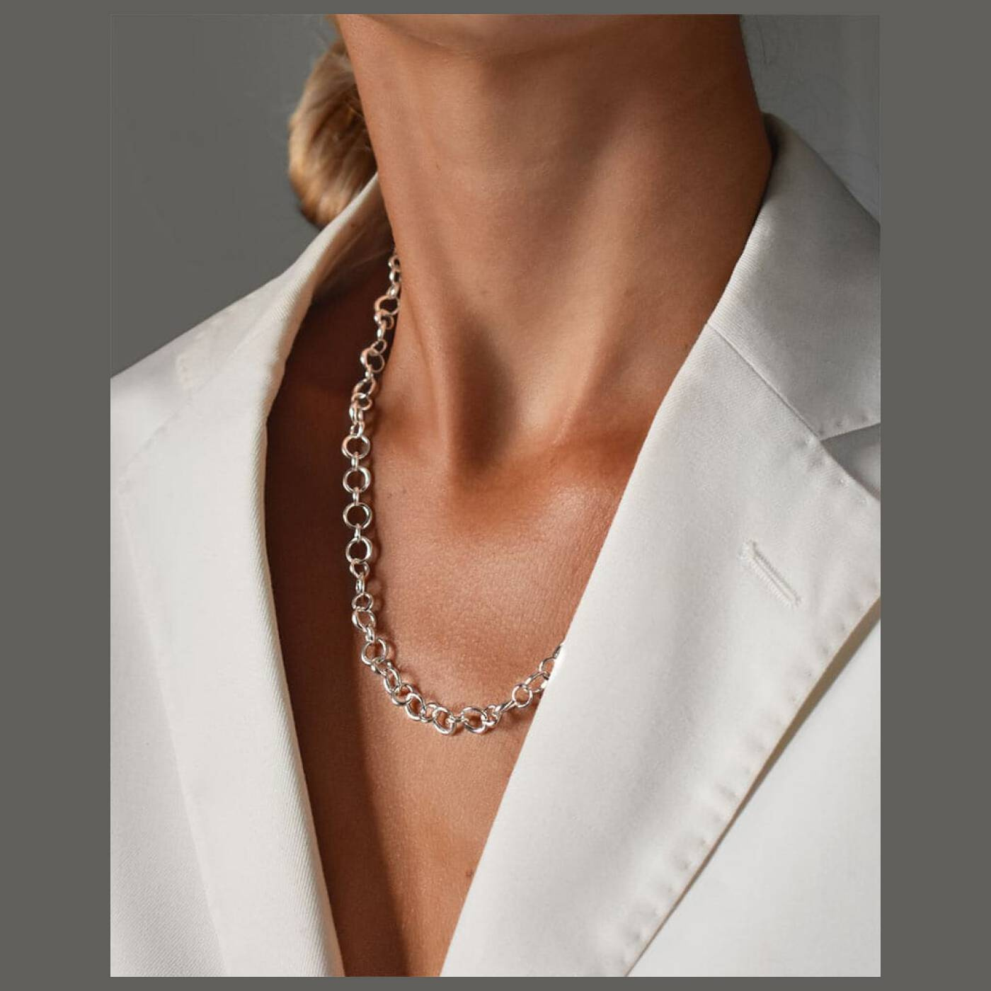 Les Amis drop chain Kettingen Zilver