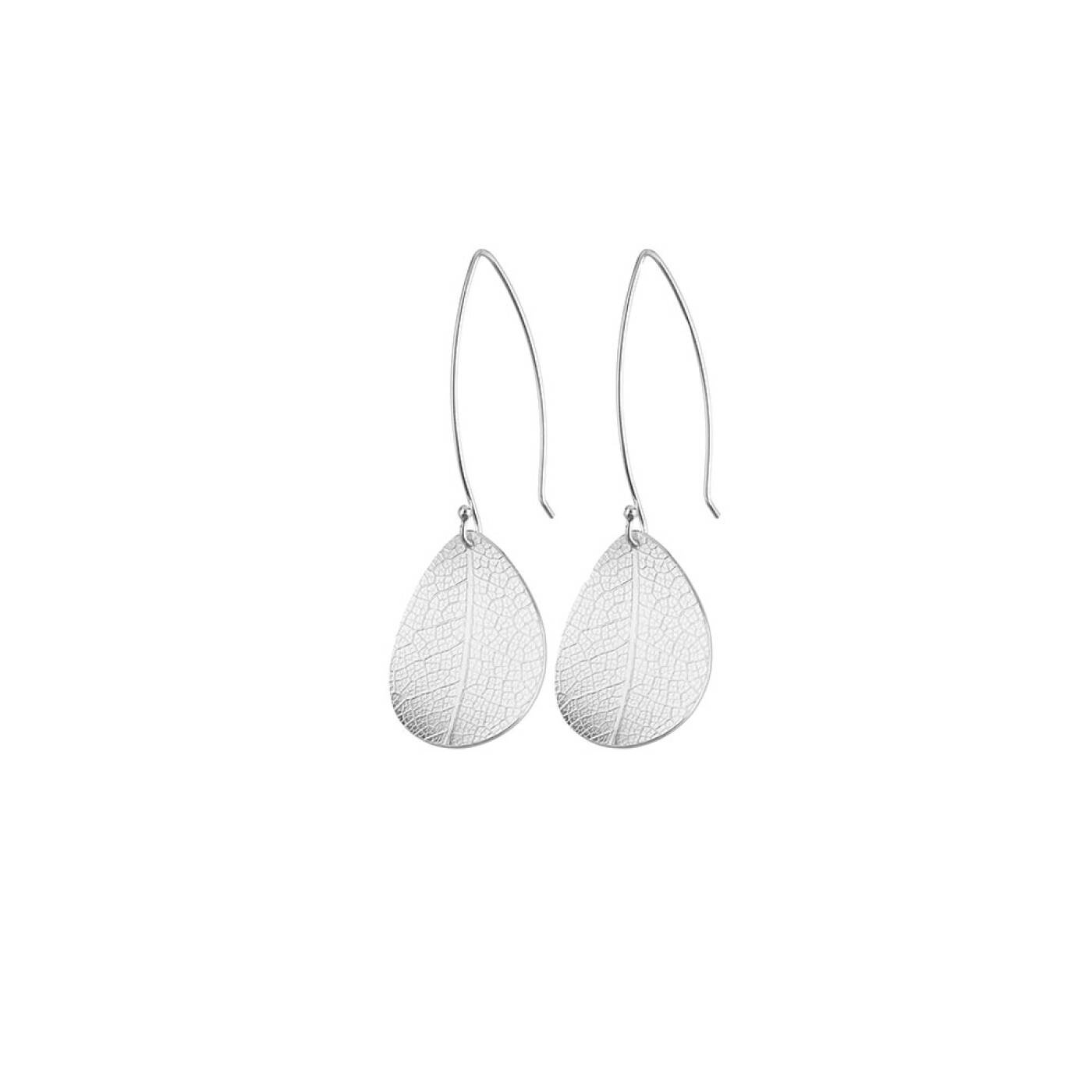 Leaf small Oorbel Oorbel Zilver