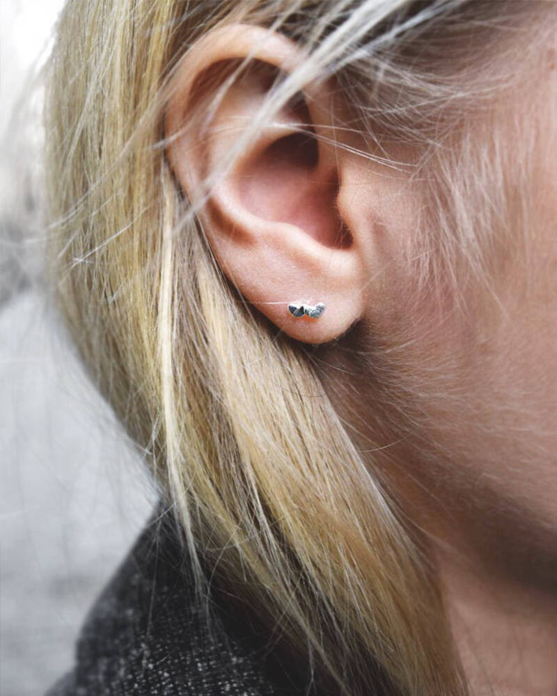 Loving heart Oorbel Zilver