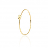 Loving Heart drop ring 16,5 Goud Loving Heart drop ring 16,5 Goud