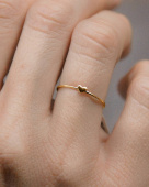 Loving Heart drop ring 16,5 Goud Loving Heart drop ring 16,5 Goud