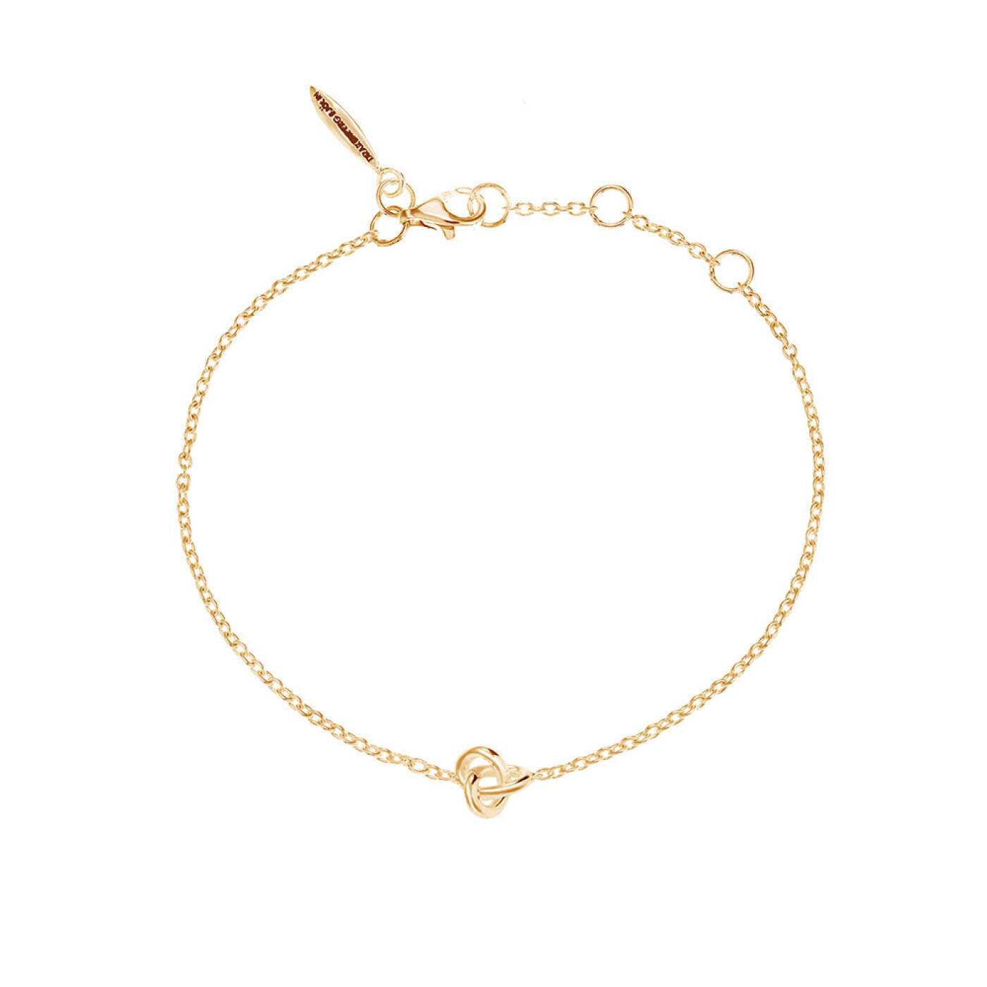 Le knot drop Armbanden Goud