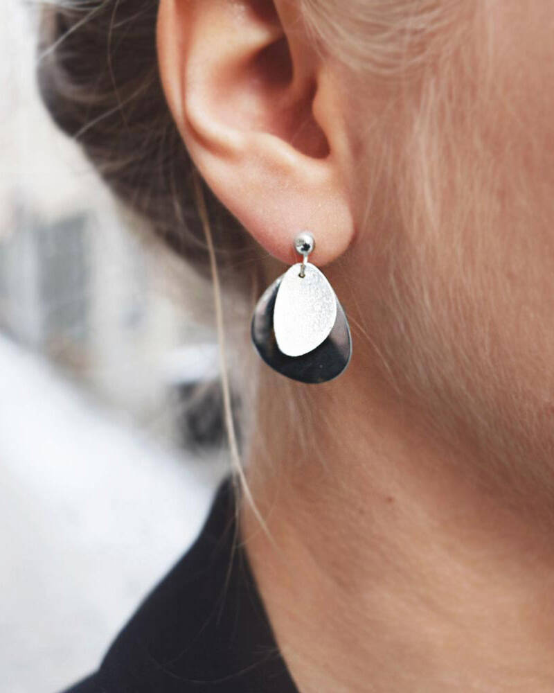 Lakeside small Oorbel Zilver