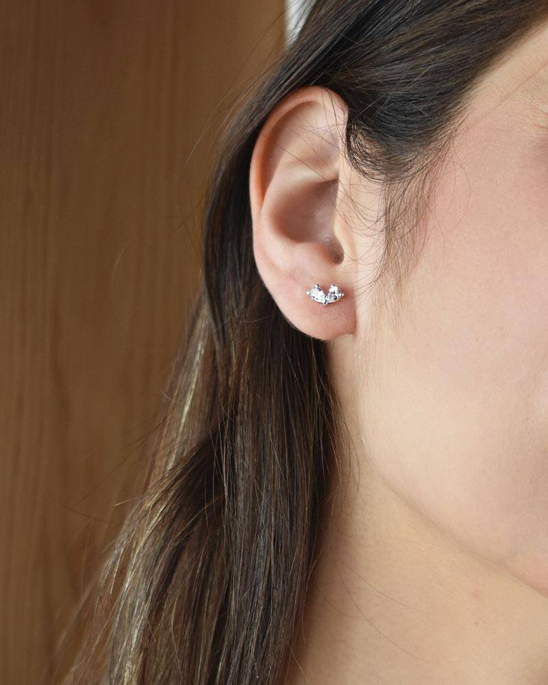 Love Heart Oorbel Zilver