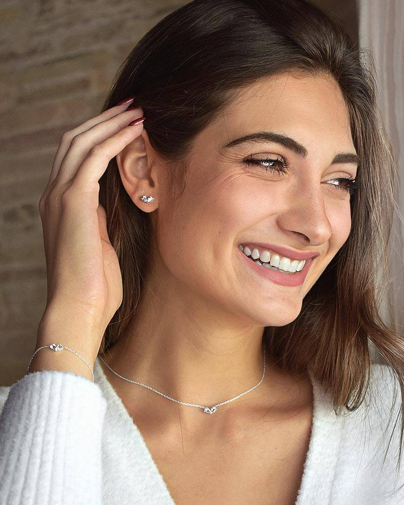 Love Heart Oorbel Zilver