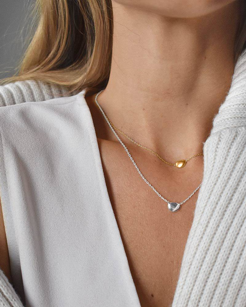 Morning Dew small Kettingen Zilver