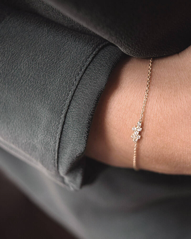 Milky Way drop Armbanden Goud