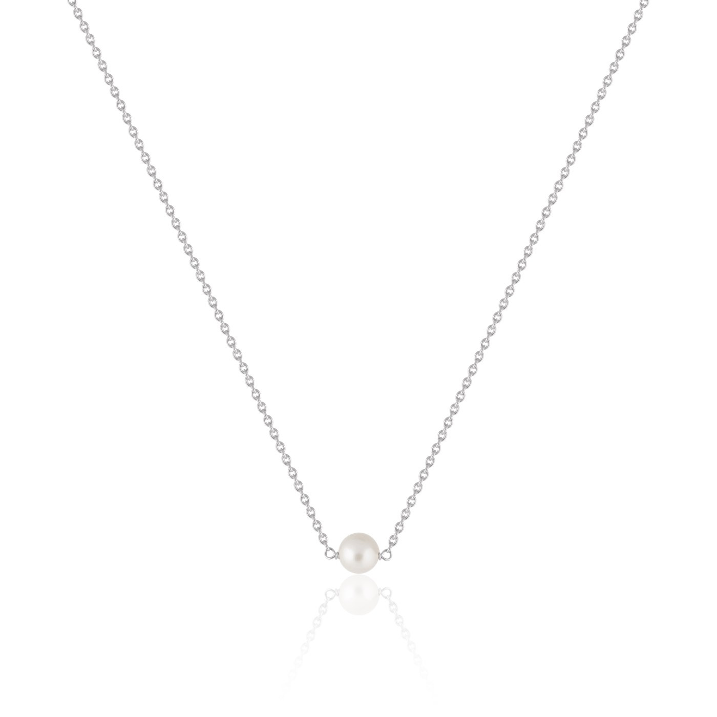 Pearl Kettingen (Zilver) 40-45 cm