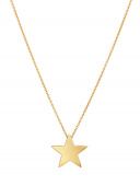 Star Large Kettingen (goud) 42 cm