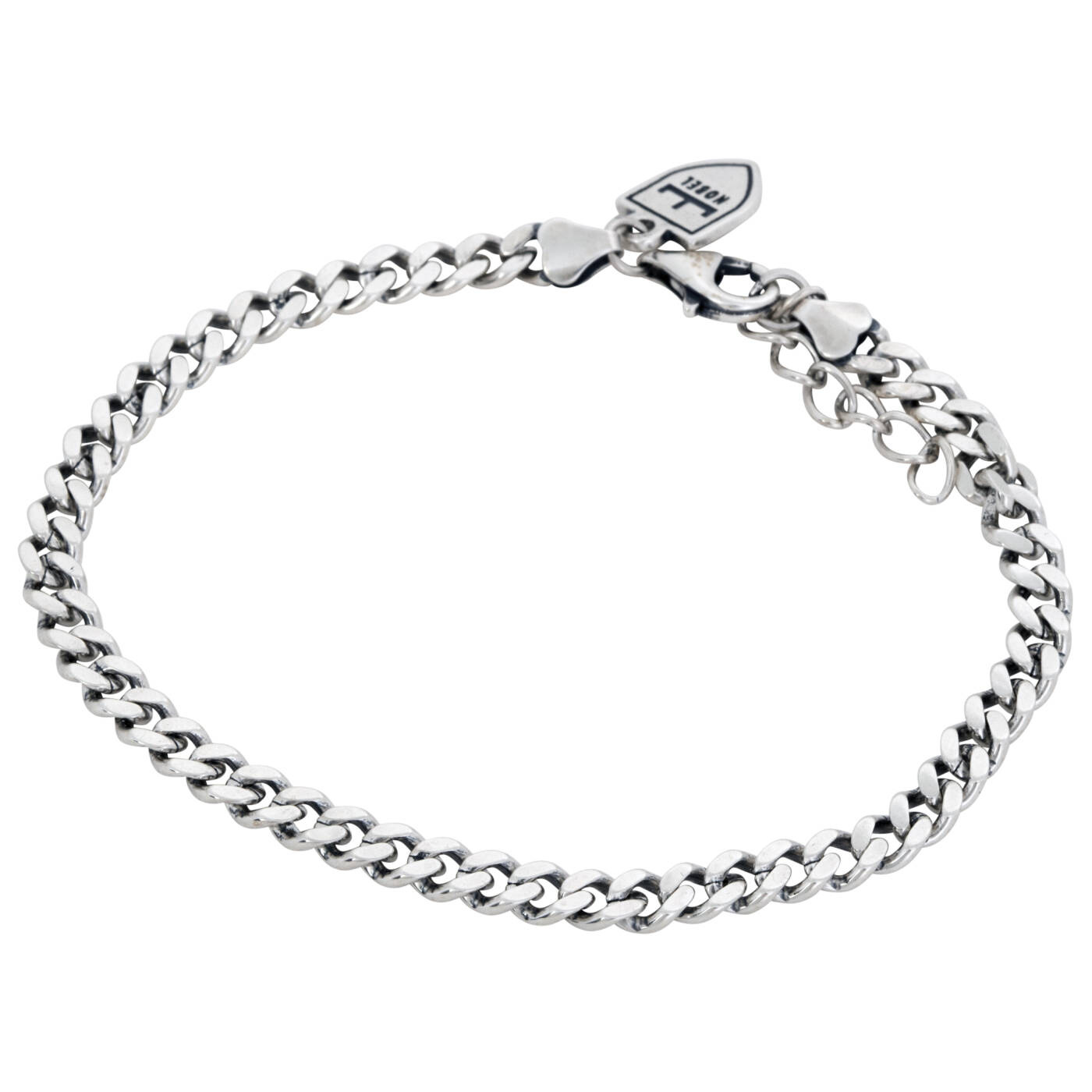 ZilverArmbanden pansar 19,5+3cm