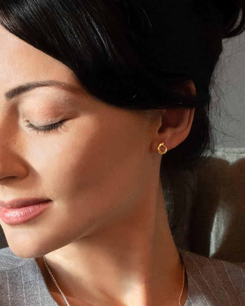 Ocean drop Oorbel Goud