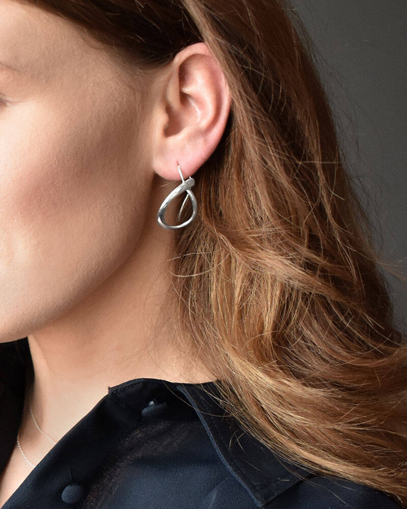 Ocean Oorbel Oorbel Zilver