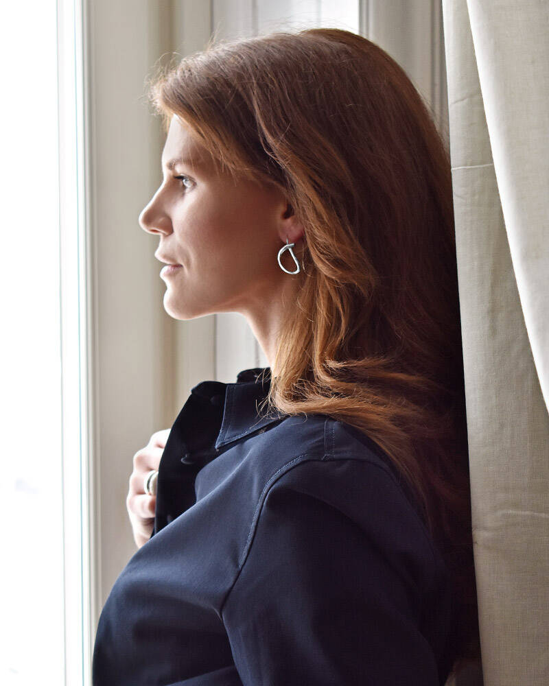 Ocean Oorbel Oorbel Zilver