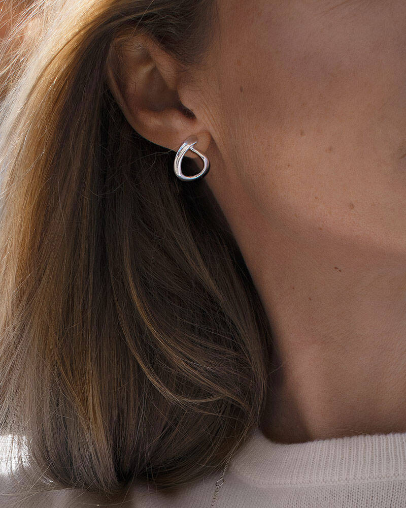 Ocean small Oorbel Zilver