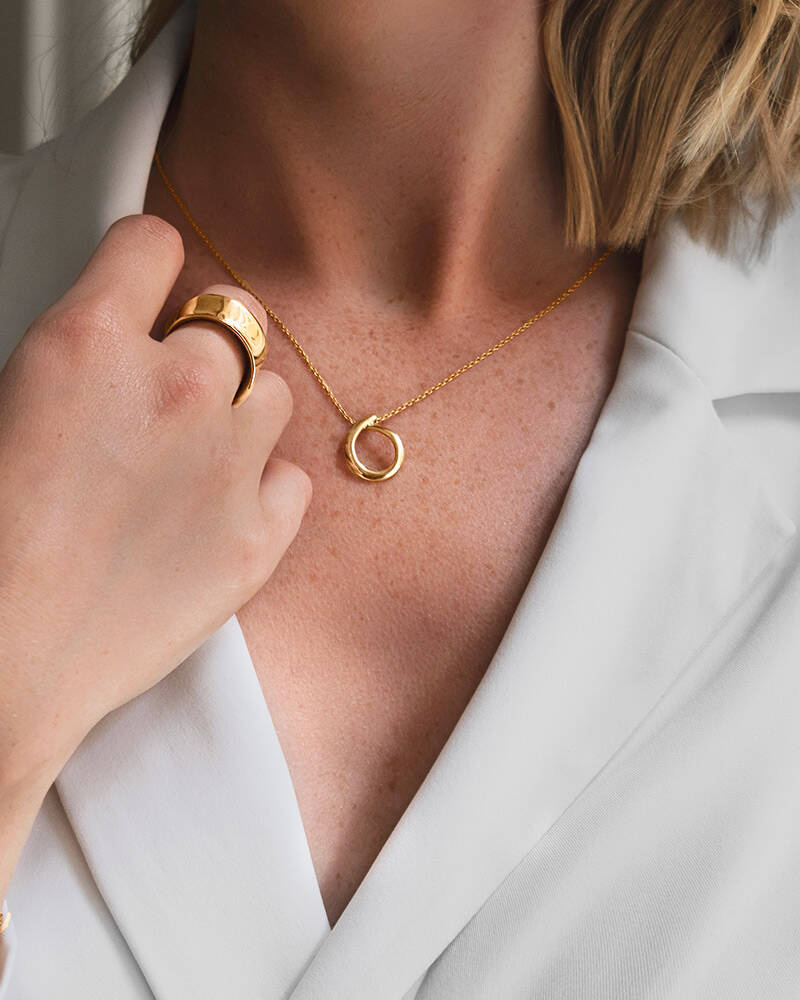 Ocean small single Kettingen Goud