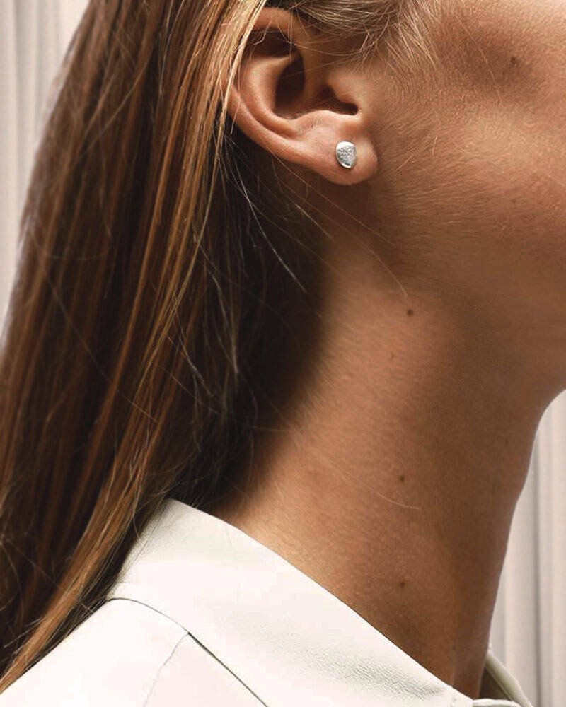 Pebbles Oorbel Zilver