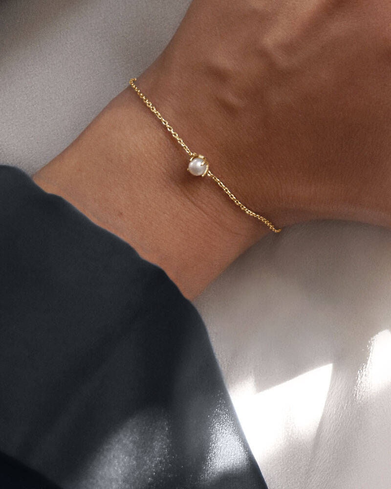 Petite Pearl Armbanden Goud