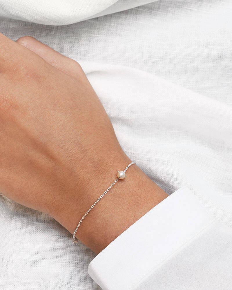 Petite Pearl Armbanden Zilver