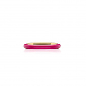 Enamel thin ring pink (Goud)