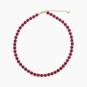 Hailey Red Jade Necklace Hailey Red Jade Necklace
