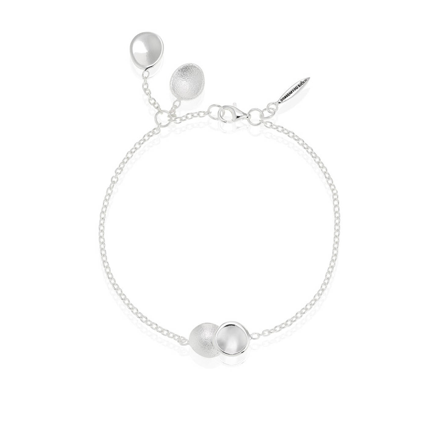 Rocky Shore medium single Armbanden Zilver