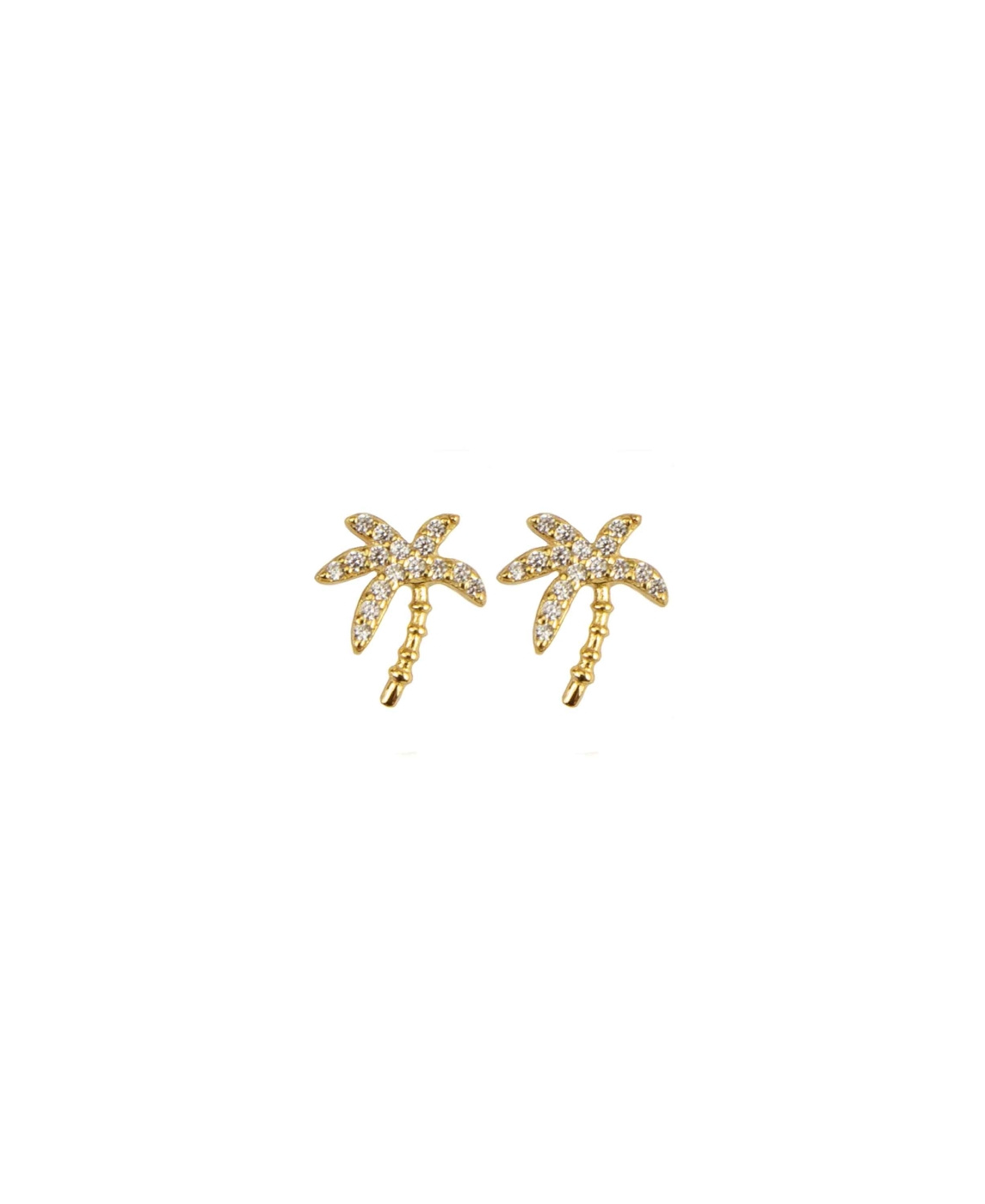 Palm Earrings Goud