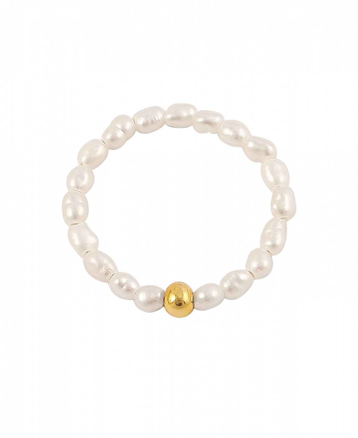 Pearl Ring Goud