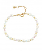 Pastel Pearl Bracelet Goud