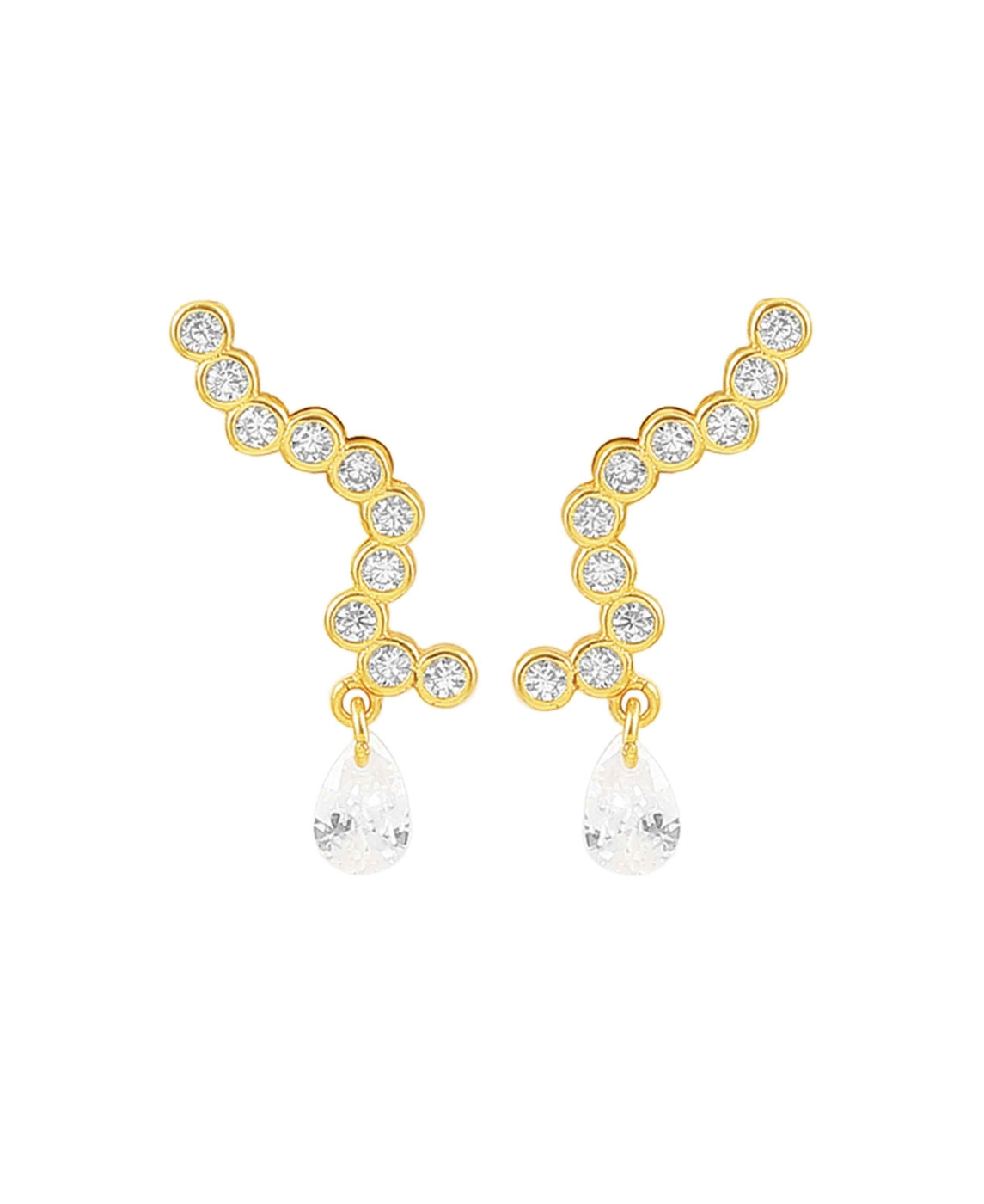 River Raindrop Earrings Goud