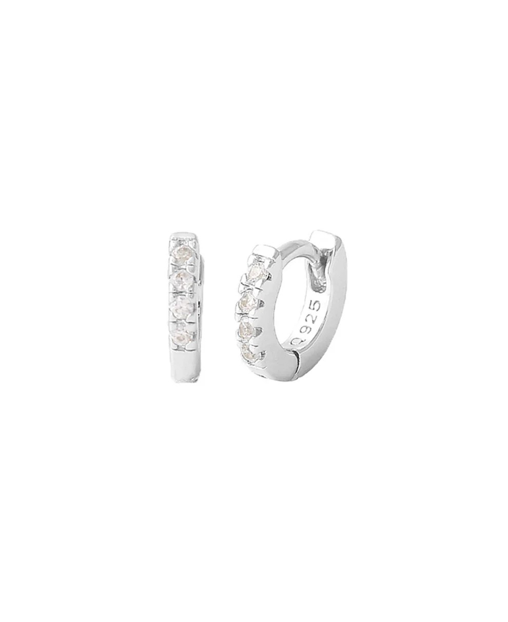 Esta mini Oorbellen Silver