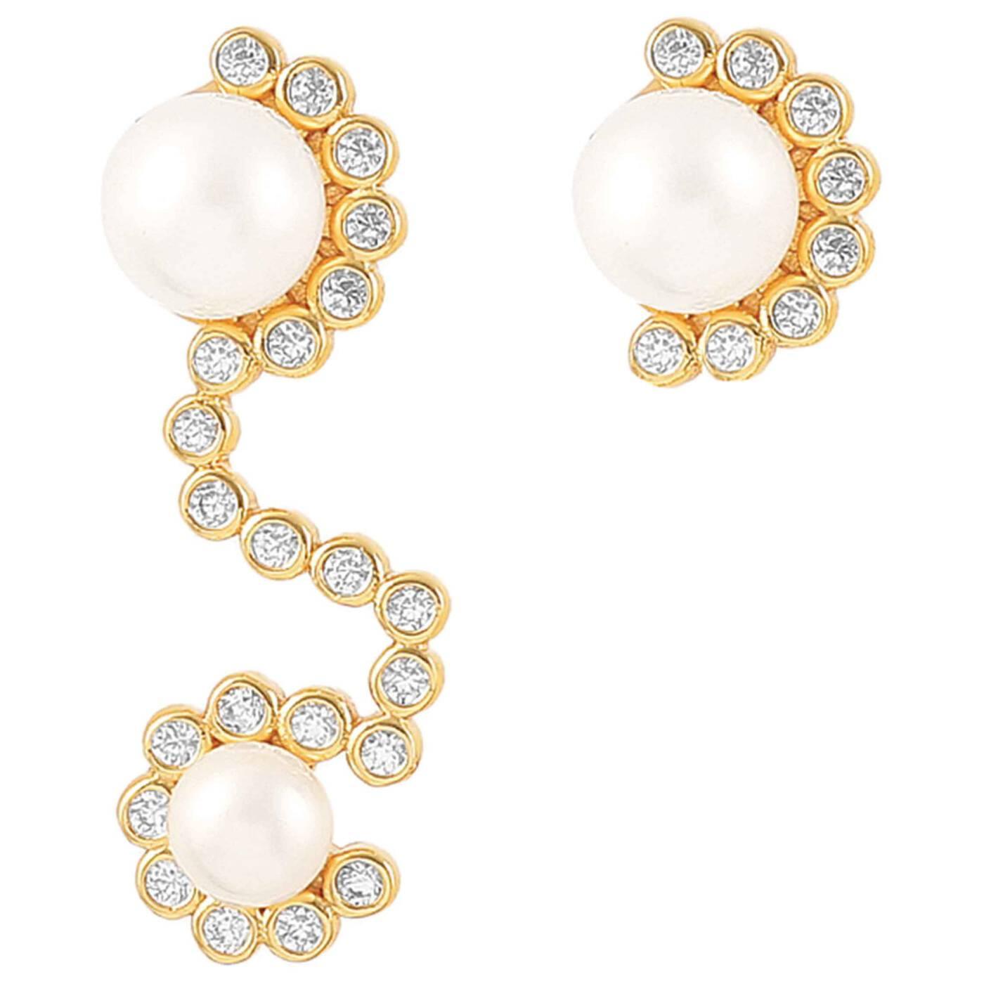 Lily stickers Oorbellen Goud