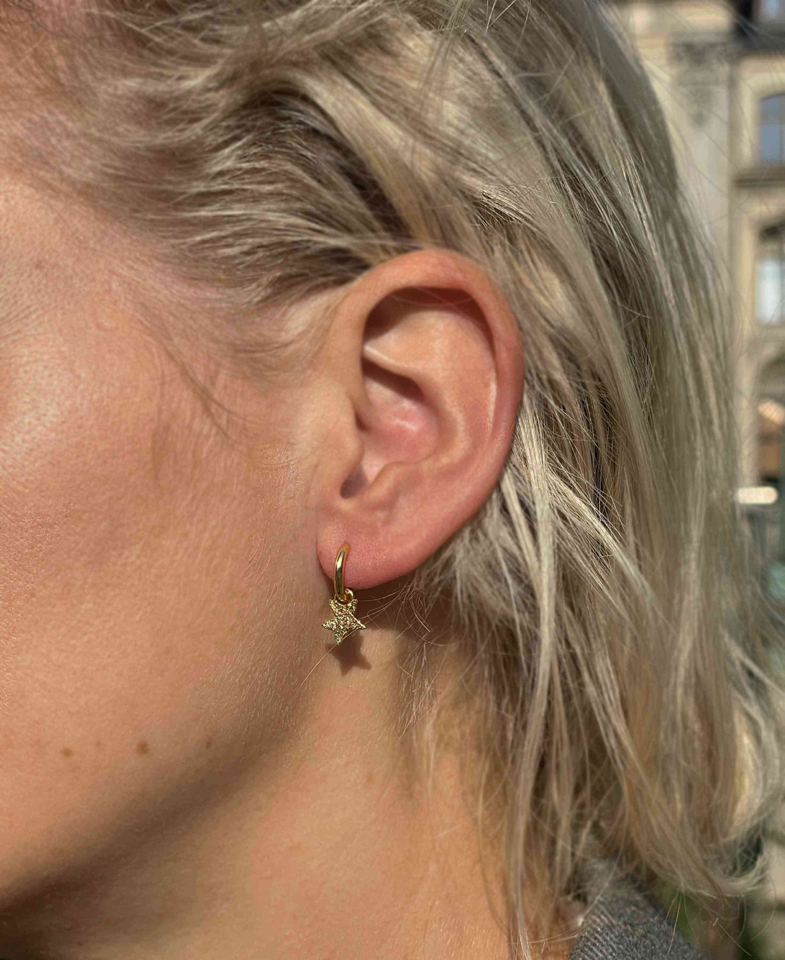 Astra Hoops Earrings Gold