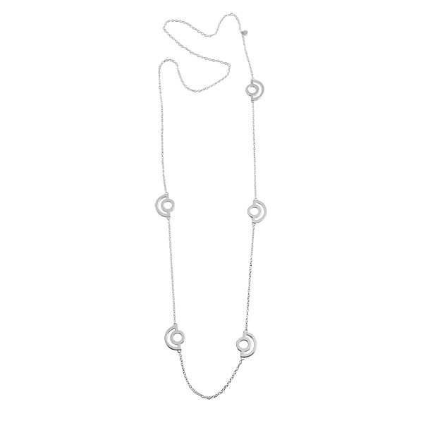Arc Long Kettingen Zilver 80 cm