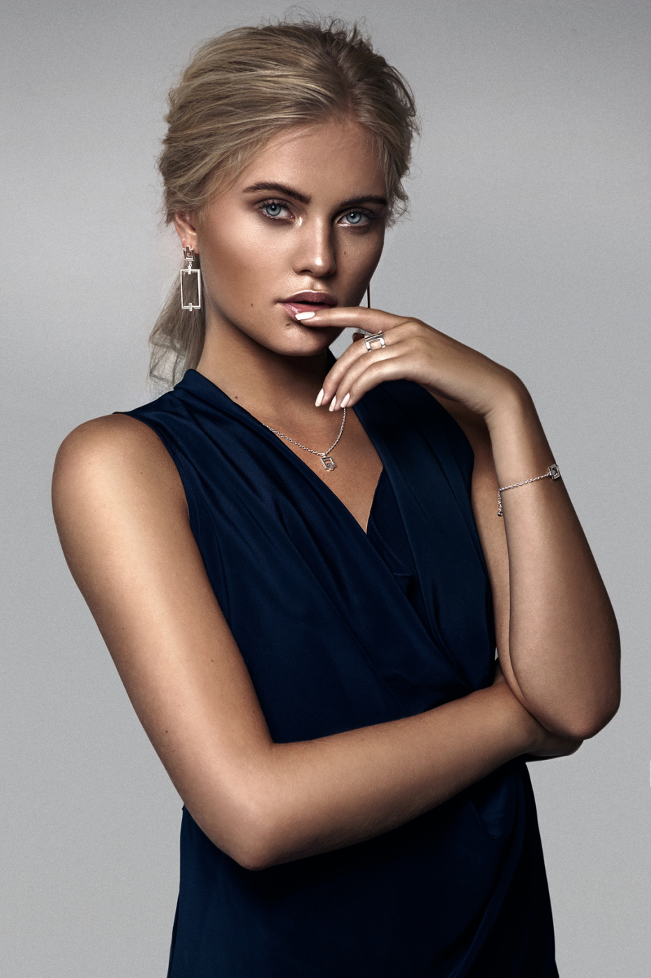 Detail Square Kettingen Zilver 42-46 cm