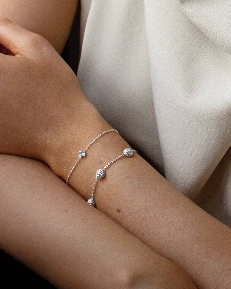 Stardust drop full Armbanden Zilver