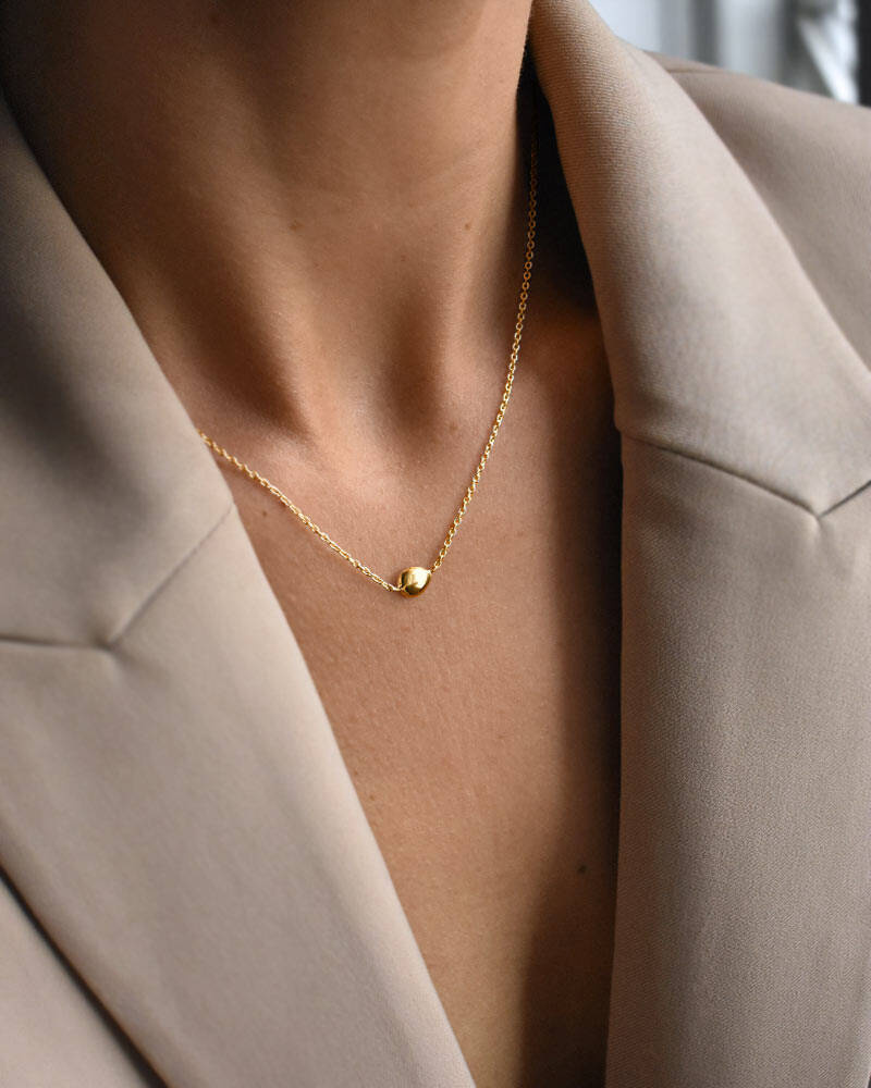 Stardust drop polished Kettingen Goud