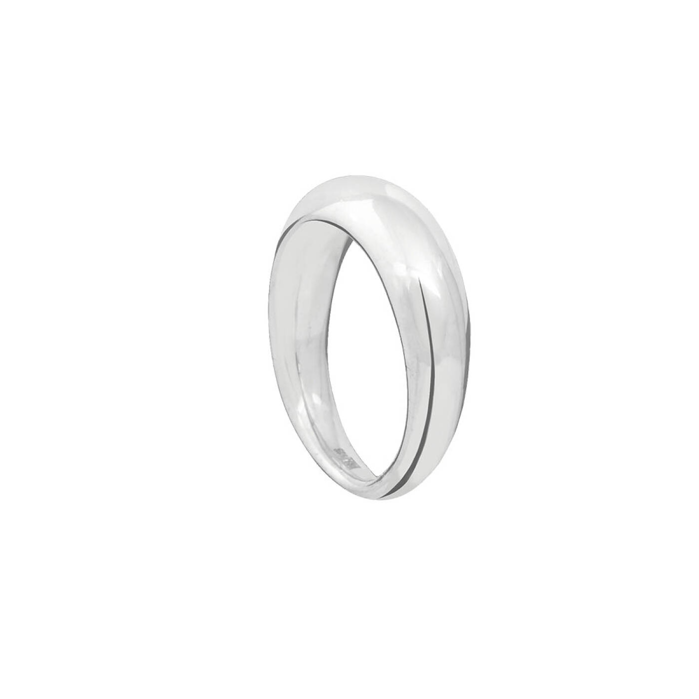 Stardust ring polished Zilver