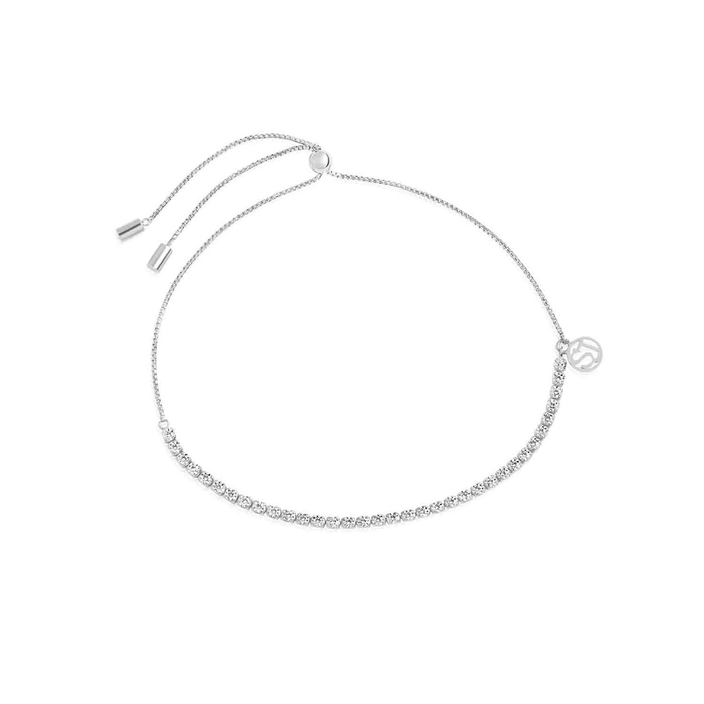 ELLERA TENNIS Armbanden witte Zirkoner (Zilver)