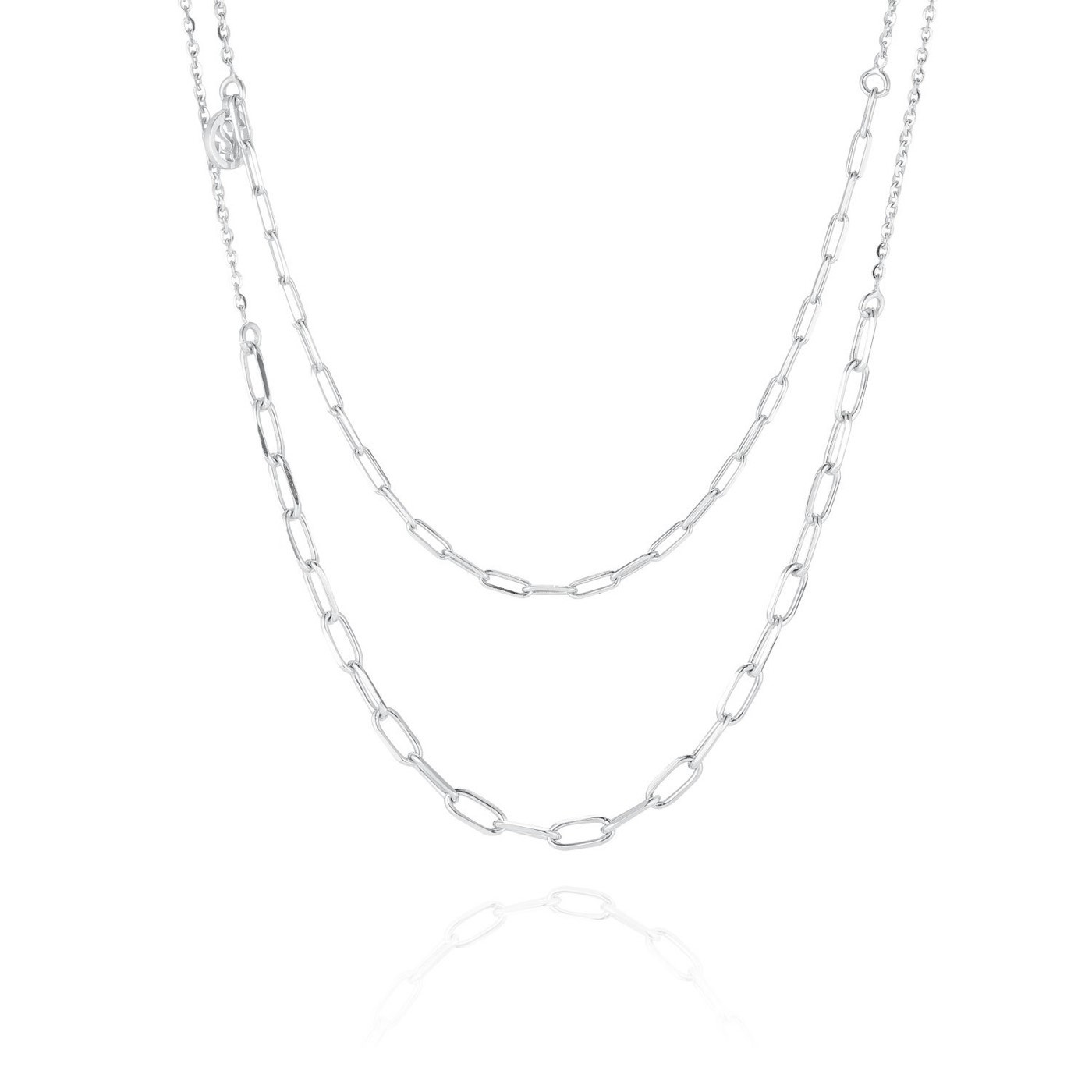 DUE CHAIN (Zilver)