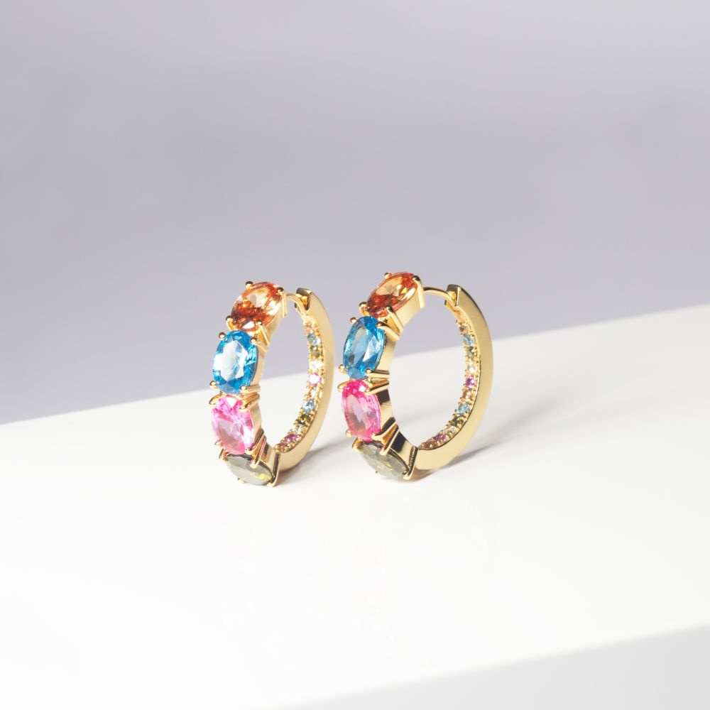 ELLISSE CREOLO EARRINGS Goud