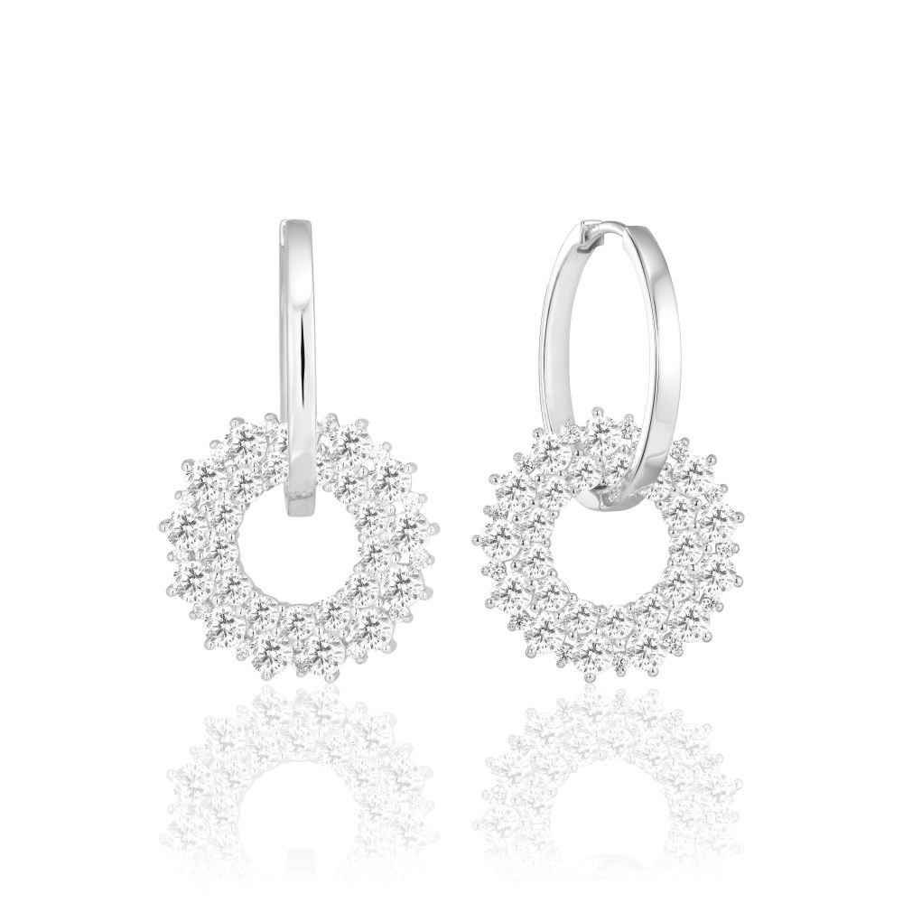 LIVIGNO DUE EARRINGS Zilver