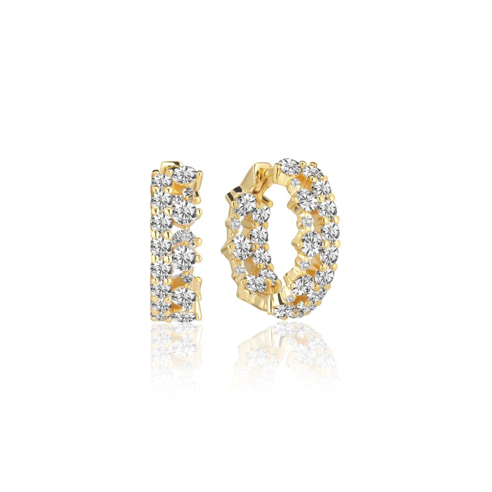 LIVIGNO CREOLO PICCOLO EARRINGS Goud