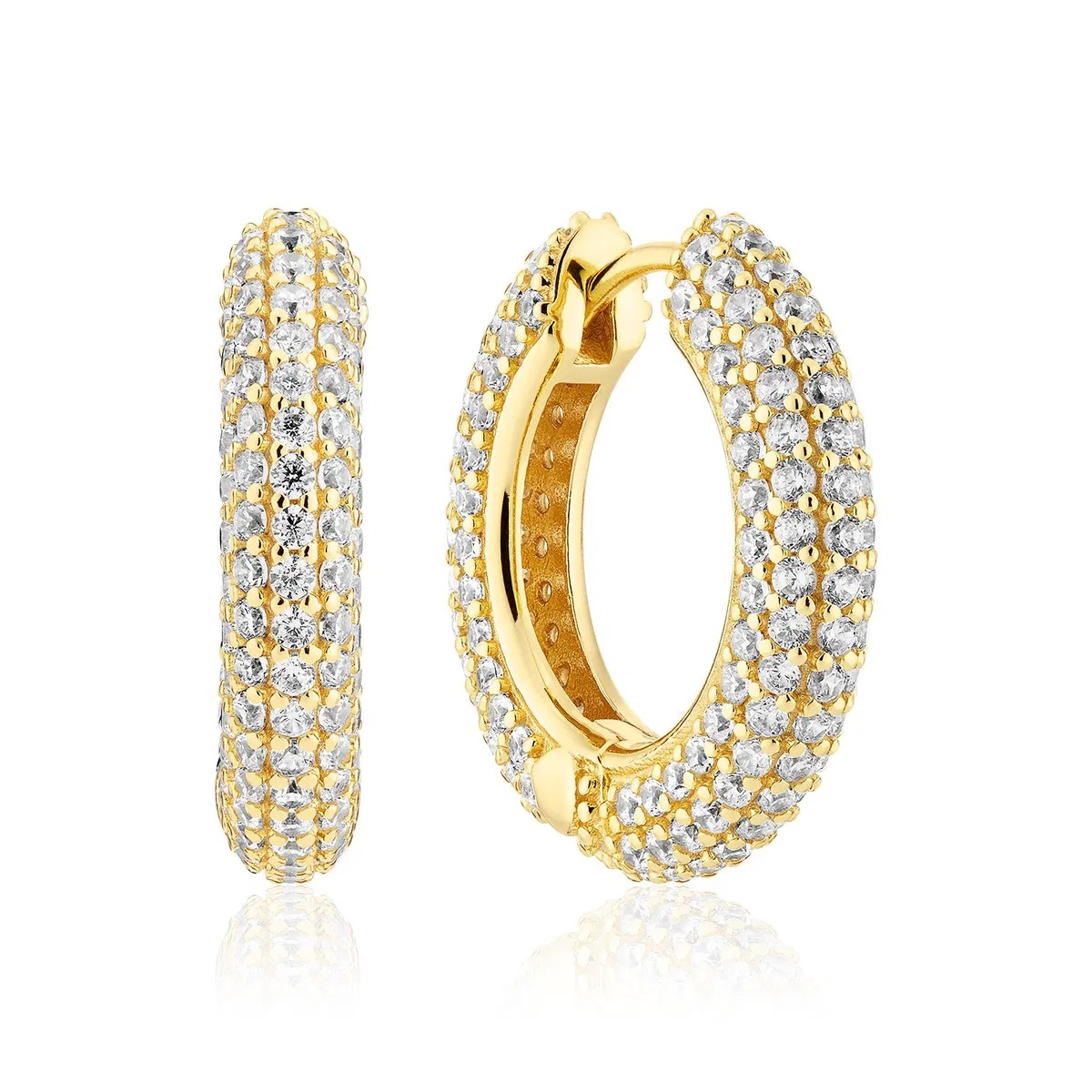 CARRARA MEDIO EARRINGS Gold